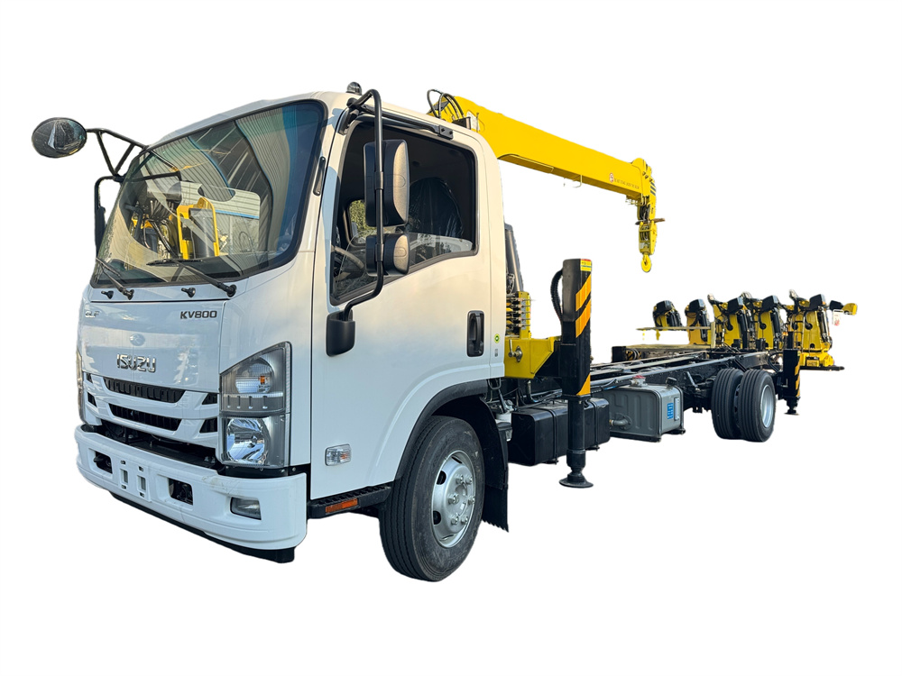 ISUZU NPR KV600  TRUCK WITH  5T CRANE