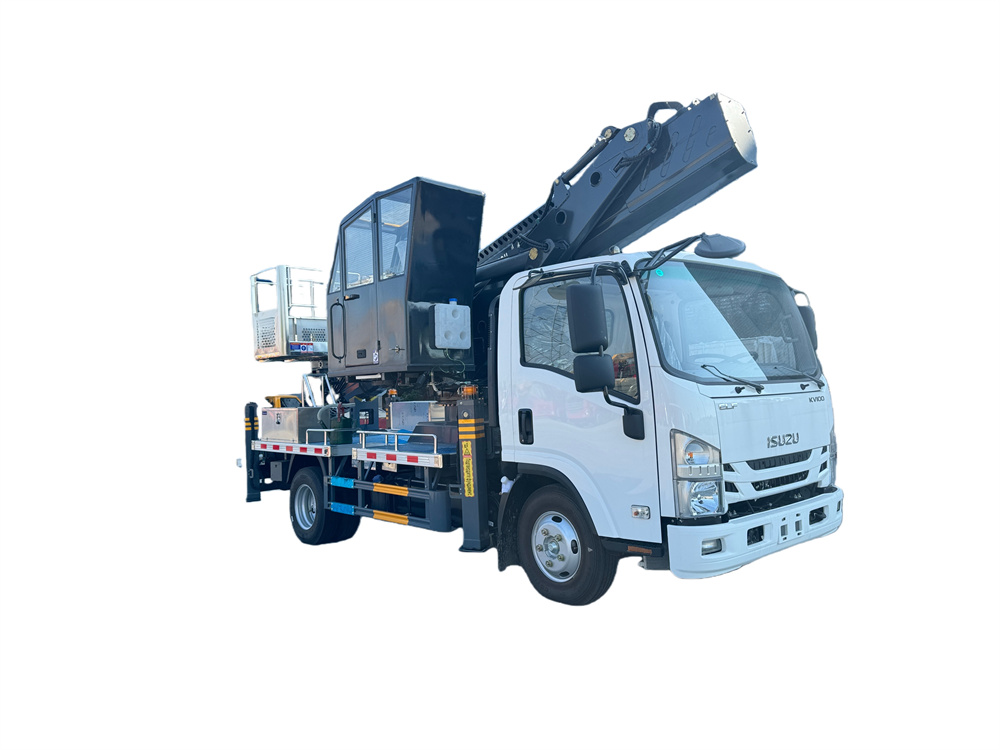 ISUZU  NPR 33M AERIAL PLATFORM TRUCK