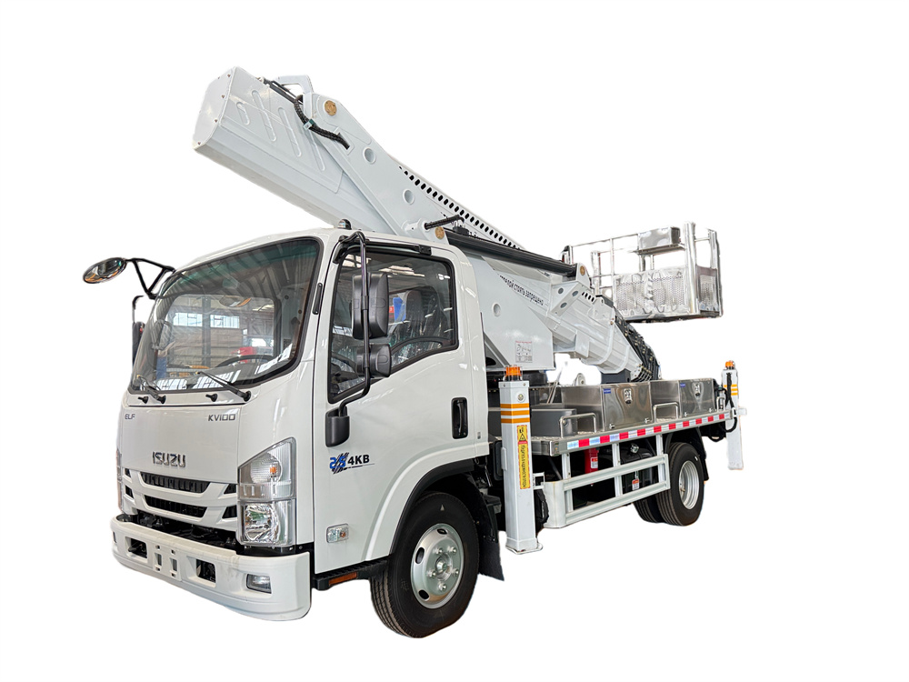 ISUZU KV100 NPR 33M AERIAL PLATFORM TRUCK