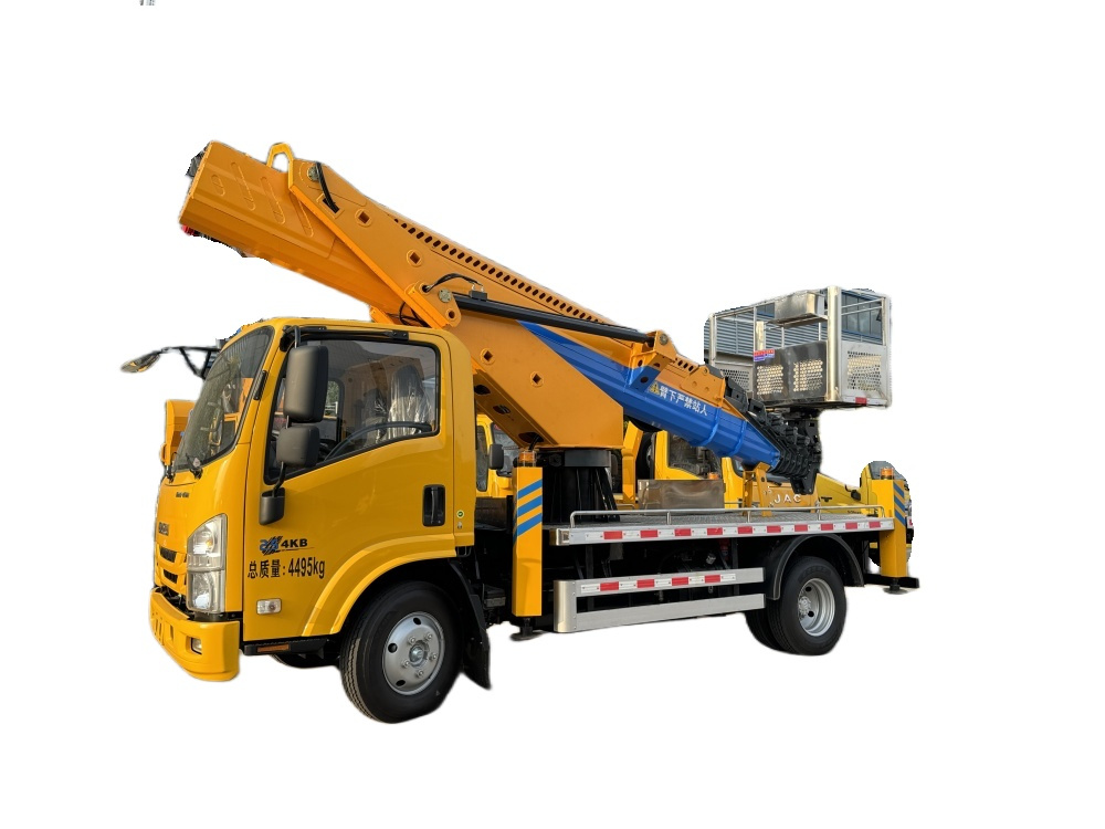 ISUZU KV100 NPR 33M AERIAL PLATFORM TRUCK YELLOW COLOR