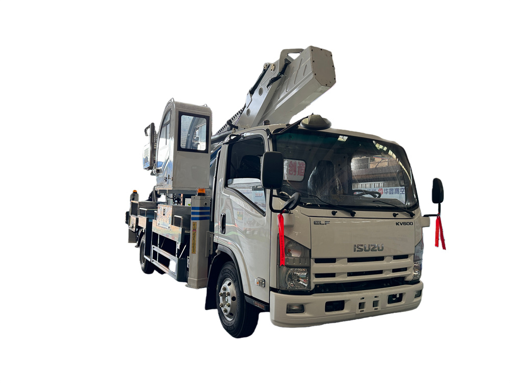 ISUZU KV600 NPR 33M AERIAL PLATFORM TRUCK