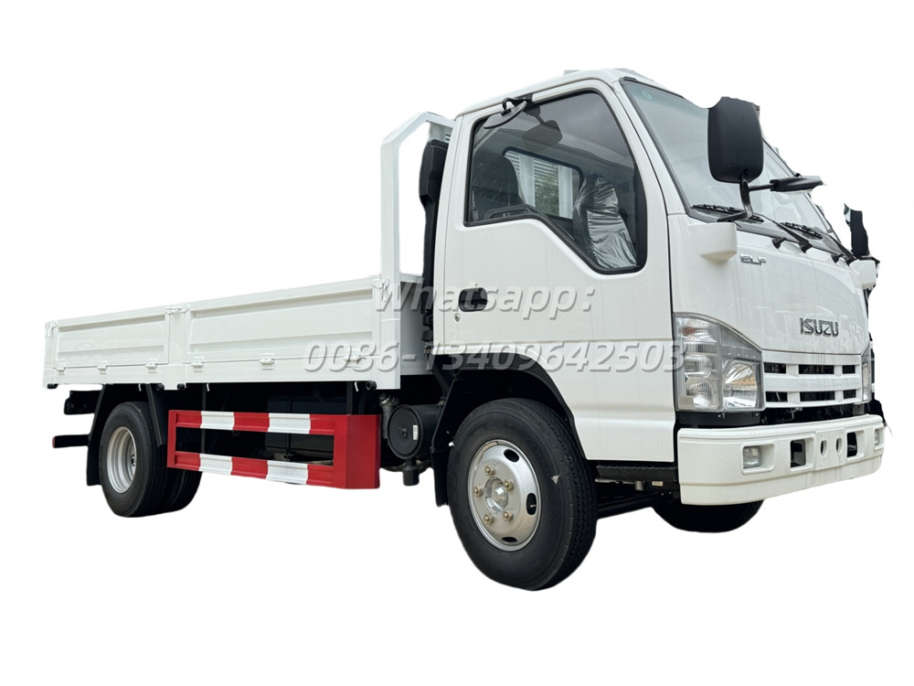 ISUZU NKR 100P FLATBED CARGO TRUCK