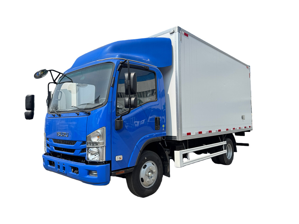 ISUZU KV100 NPR 4.2m 5T Insulated Truck Blue Color