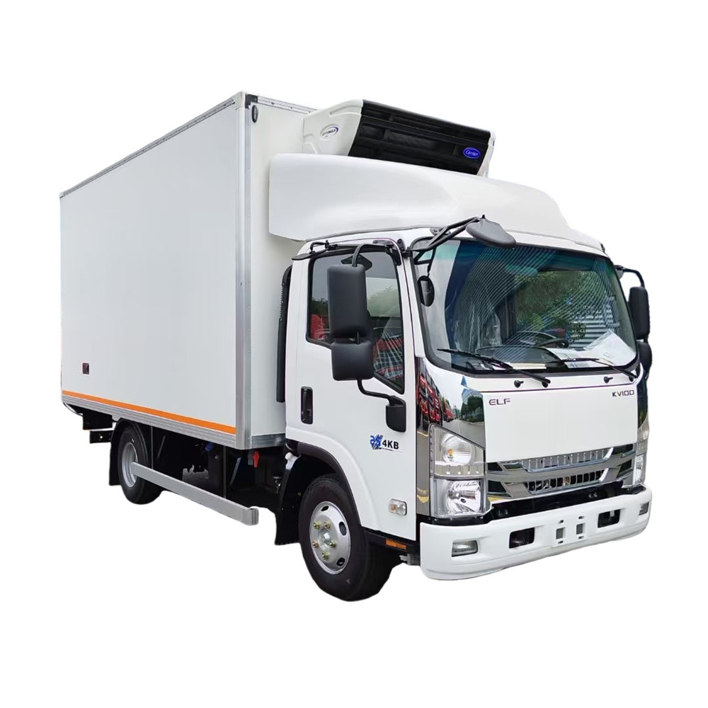 ISUZU KV100 NPR 4.2m 5T Refrigerator Truck 4KB engine
