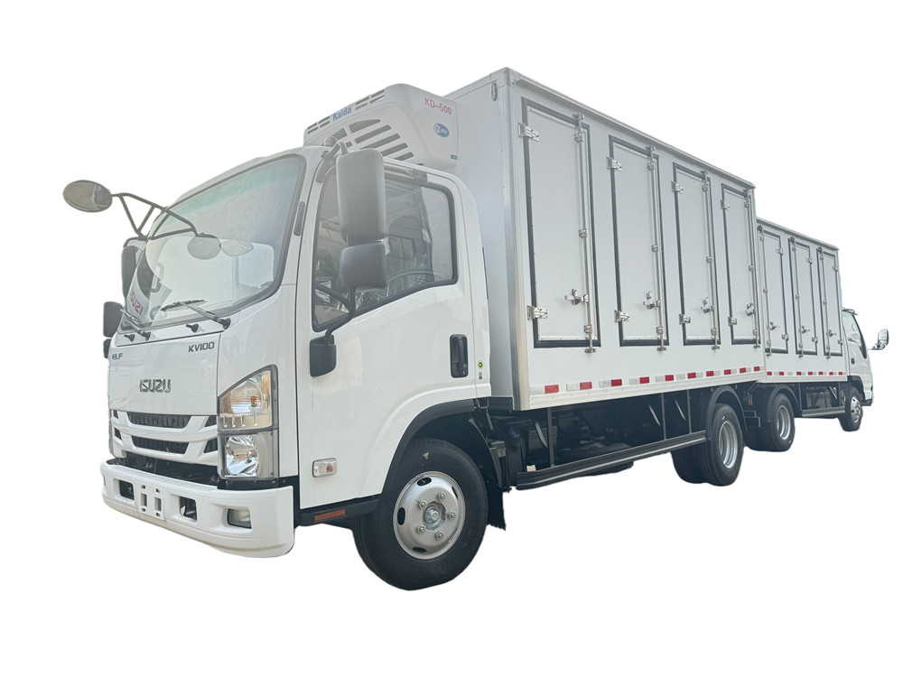 ISUZU KV100 NPR 4.2m 5T Refrigerator Truck 8 Doors