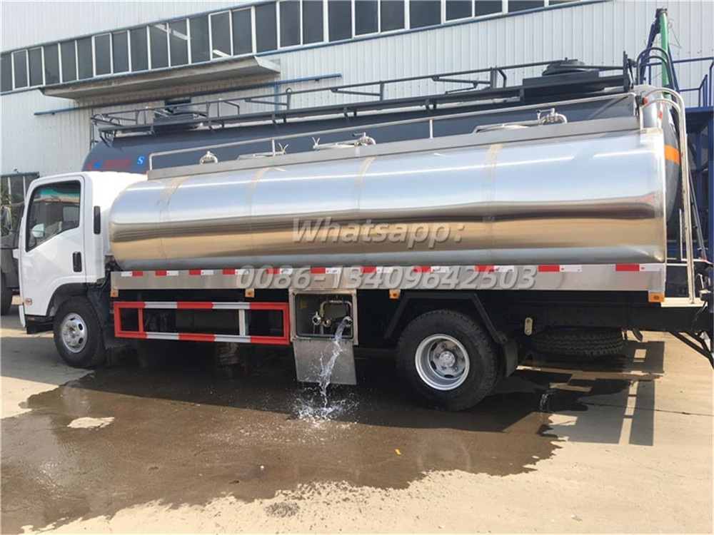 ISUZU 700P NPR Stainless Steel Water Tank Truck