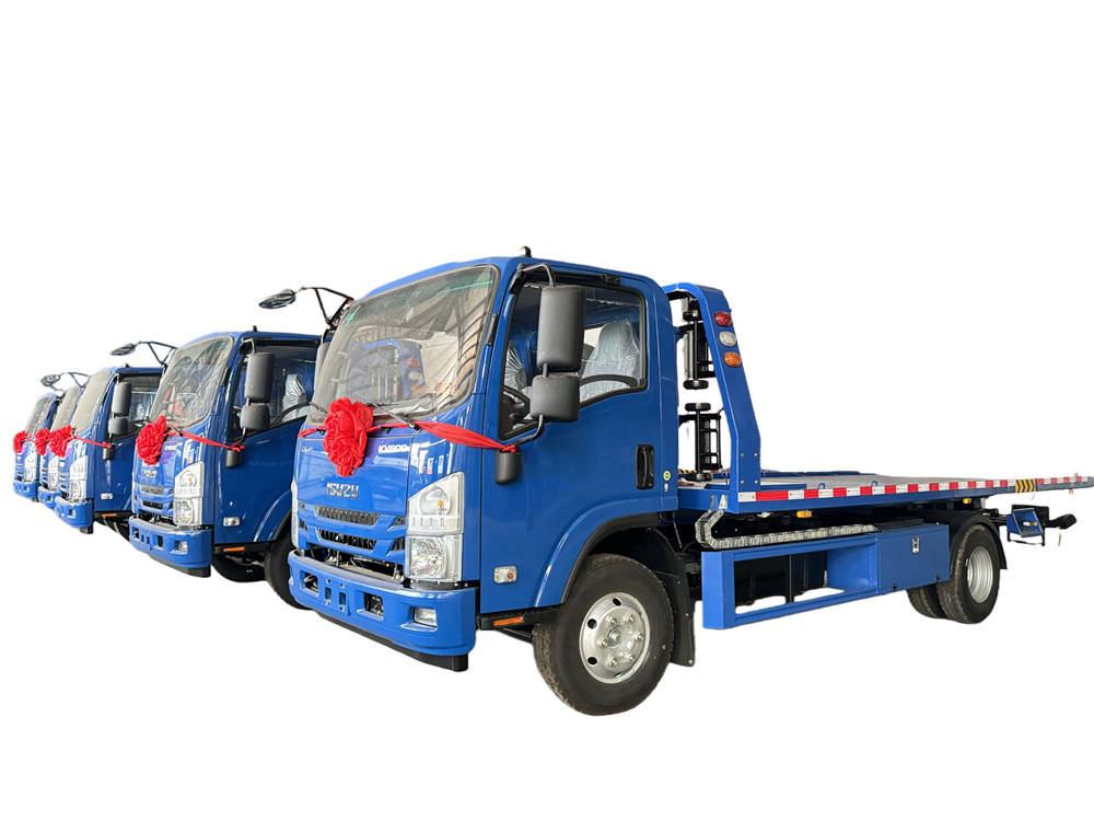 ISUZU KV600 5T Wrecker Rescue Truck  Blue Color